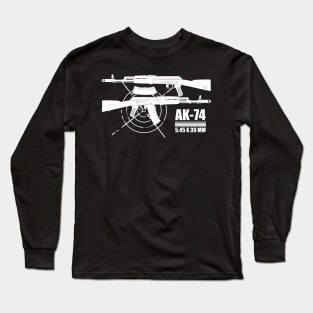 AK-74 Kalashnikov (two sides) Long Sleeve T-Shirt